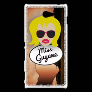 Coque Sony Xperia M2 Miss Guyane Blonde