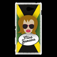 Coque Sony Xperia M2 Miss Jamaica Rousse