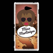 Coque Sony Xperia M2 Miss Martinique Black