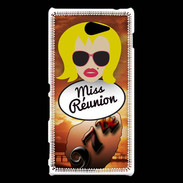 Coque Sony Xperia M2 Miss Réunion Blonde