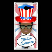Coque Sony Xperia M2 Mister América Black