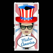 Coque Sony Xperia M2 Mister América Brun