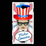 Coque Sony Xperia M2 Mister América Chatain
