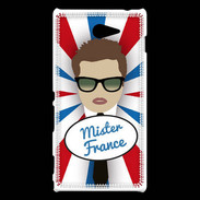 Coque Sony Xperia M2 Mister France Chatain