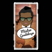 Coque Sony Xperia M2 Mister Guadeloupe Black