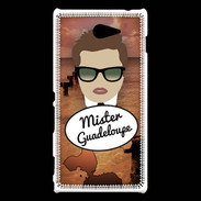 Coque Sony Xperia M2 Mister Guadeloupe Chatain