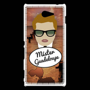 Coque Sony Xperia M2 Mister Guadeloupe Roux