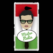 Coque Sony Xperia M2 Mister Italie Brun