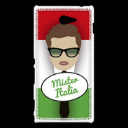 Coque Sony Xperia M2 Mister Italie Chatain