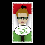 Coque Sony Xperia M2 Mister Italie Roux