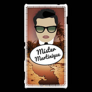 Coque Sony Xperia M2 Mister Martinique Brun