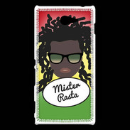 Coque Sony Xperia M2 Mister Rasta Black