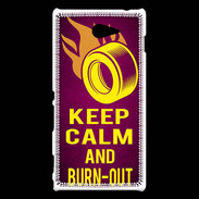 Coque Sony Xperia M2 Keep Calm and Burn Out Rose