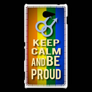 Coque Sony Xperia M2 Keep Calm and Be Proud mens Gay