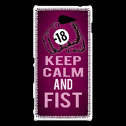 Coque Sony Xperia M2 Keep Calm and Fist Rose