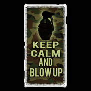 Coque Sony Xperia M2 Keep Calm and Grenade Camouflage