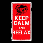 Coque Sony Xperia M2 Keep Calm and Reelax Rouge
