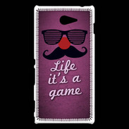 Coque Sony Xperia M2 Life It's a game Rose ZG
