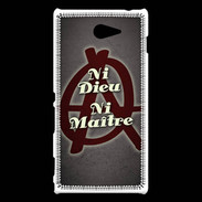 Coque Sony Xperia M2 Ni Dieu Ni Maître ZG