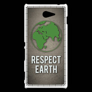 Coque Sony Xperia M2 Respect Earth ZG