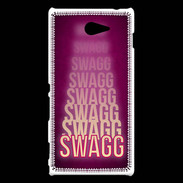 Coque Sony Xperia M2 SWAG ROSE ZG