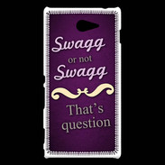 Coque Sony Xperia M2 Swag or Not ZG