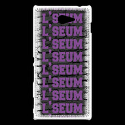 Coque Sony Xperia M2 L'seum violet