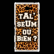 Coque Sony Xperia M2 Ta l'seum ou bien Léopard