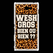 Coque Sony Xperia M2 Wesh Gros Léopard