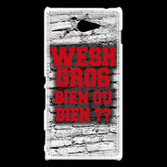 Coque Sony Xperia M2 Wesh Gros Rouge