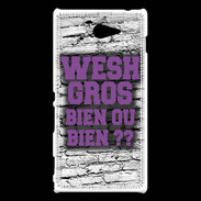 Coque Sony Xperia M2 Wesh Gros Violet