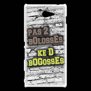 Coque Sony Xperia M2 Pas 2 bolosses sur fond en brique
