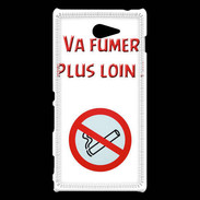 Coque Sony Xperia M2 Vas fumer plus loin PR