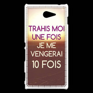 Coque Sony Xperia M2 Trahis moi 2 ZG