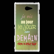 Coque Sony Xperia M2 Au jour le jour ZG