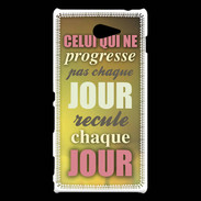 Coque Sony Xperia M2 Progresse de jour en jour ZG