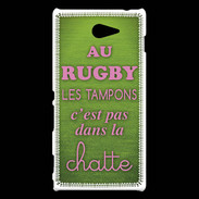 Coque Sony Xperia M2 Rugby Tampons ZG