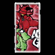 Coque Sony Xperia M2 Enfer graffiti PB