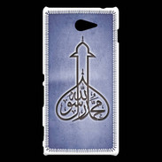Coque Sony Xperia M2 Islam E Bleu