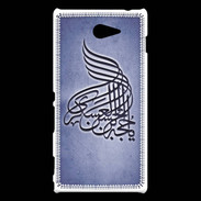 Coque Sony Xperia M2 Islam A Bleu