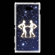 Coque Sony Xperia M2 zodiaque gémeaux