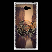 Coque Sony Xperia M2 indien crane