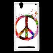 Coque Sony Xperia T2 Ultra Symbole de la paix 5