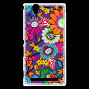 Coque Sony Xperia T2 Ultra Fond Hippie 1