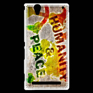 Coque Sony Xperia T2 Ultra Humanité et paix