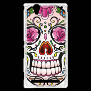 Coque Sony Xperia T2 Ultra Tête de mort design et coloré