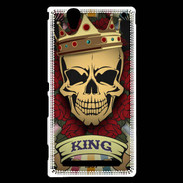 Coque Sony Xperia T2 Ultra Roi tête de mort