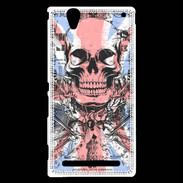 Coque Sony Xperia T2 Ultra Tête de mort Angleterre