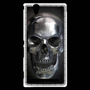 Coque Sony Xperia T2 Ultra Tête de mort en métal