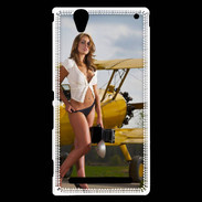 Coque Sony Xperia T2 Ultra Avion sexy